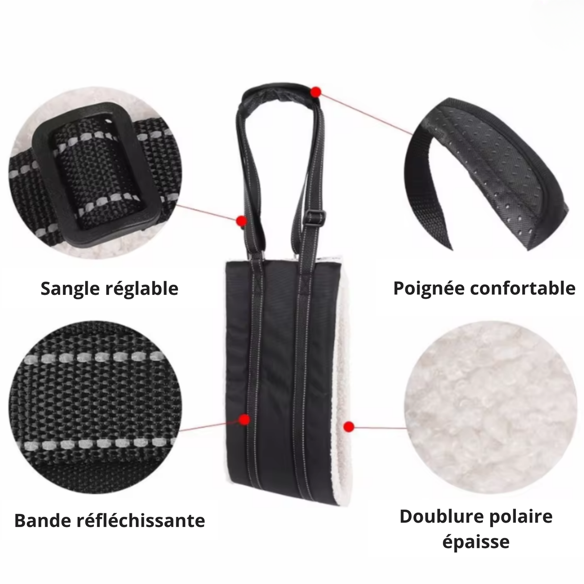 Harnais de Soutien SilverPaws™ : Aide à la Mobilité pour Chien Senior