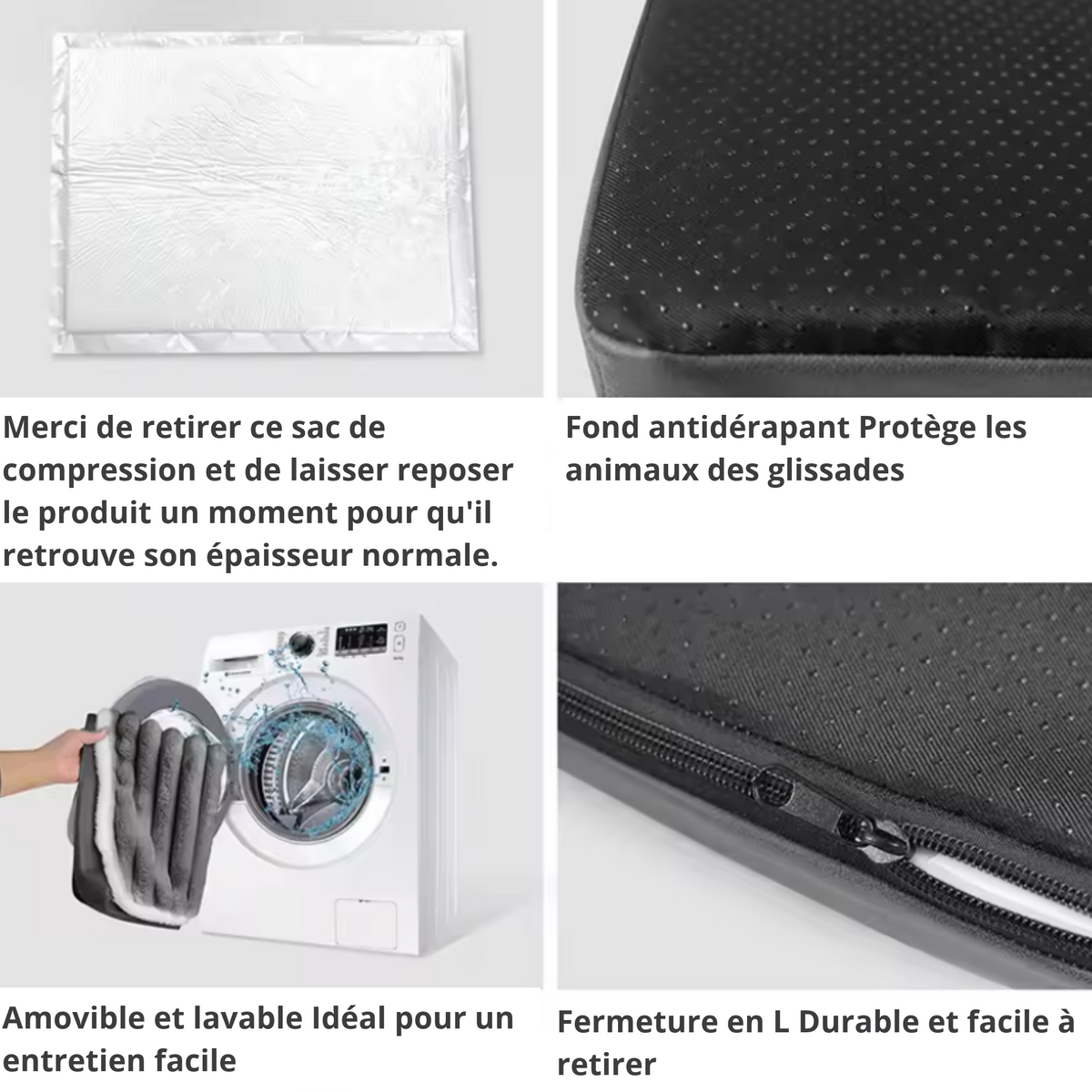 Lit Orthopédique SilverPaws™ : Confort et Soutien pour Chien Senior