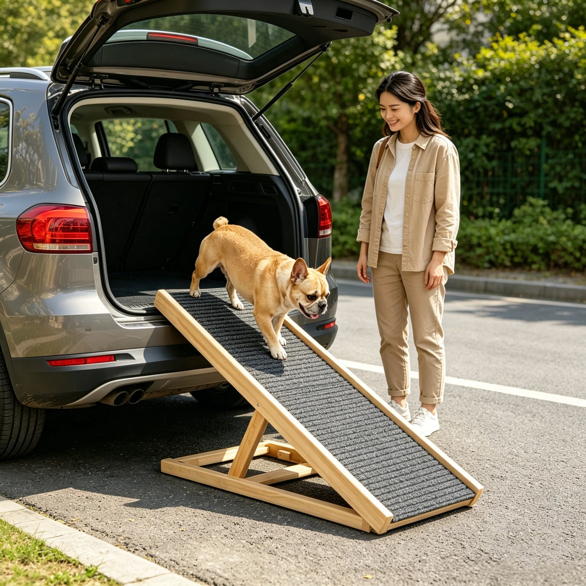 Rampe d'Accès SilverPaws™ : Pliable et Réglable en Hauteur