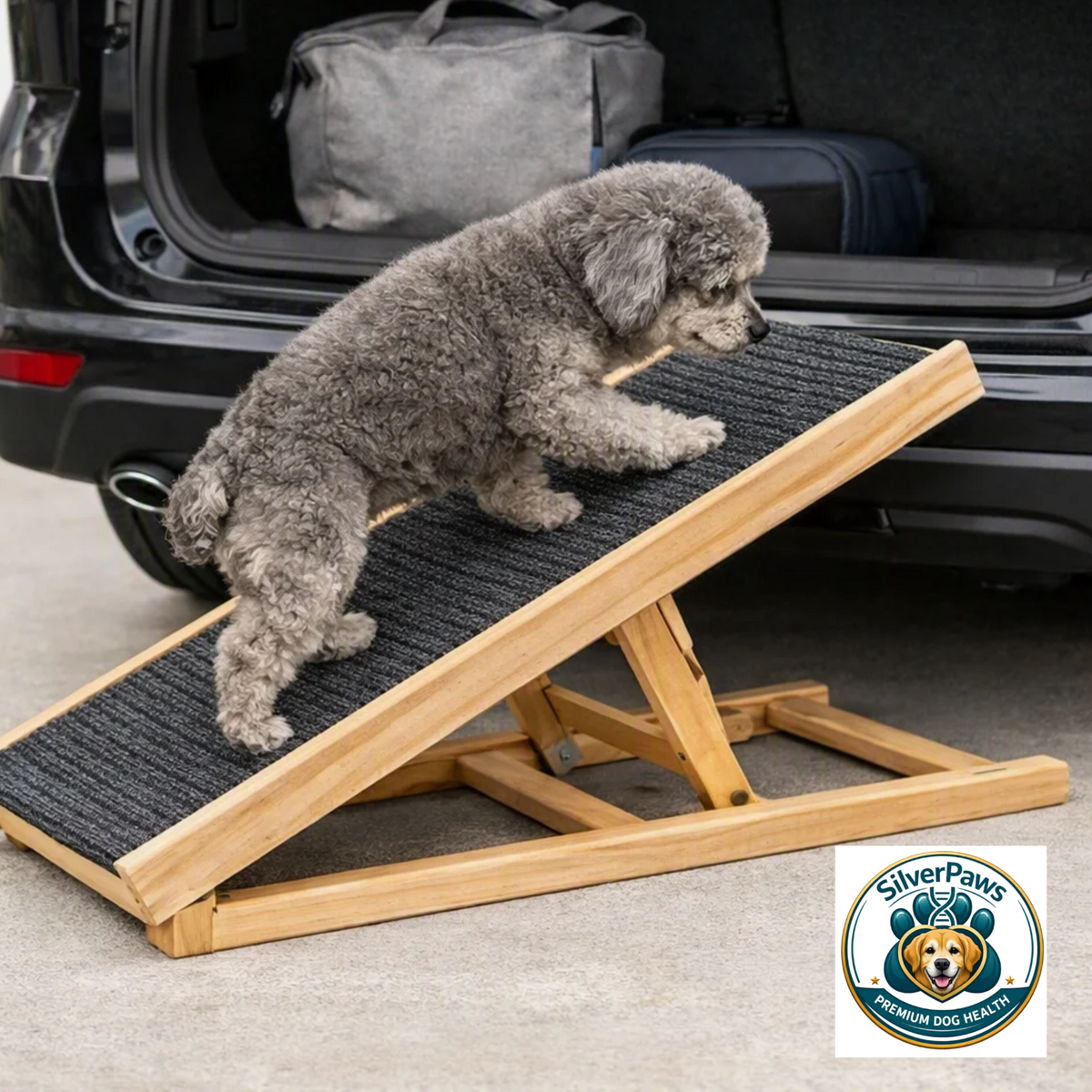 Rampe d'Accès SilverPaws™ : Pliable et Réglable en Hauteur